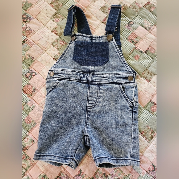 wonder nation Other - Wonder Nation Kids Denim Bib Overalls- Shorts  18 M.